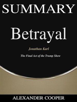 cover image of Summary of Betrayal